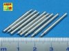 Aber 350L-39 Set of 8 pcs 380 mm short barrels for ships Richeulieu, Jean Bart (1:350)