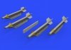 Eduard 672186 R-3S missiles w/ pylons for MiG-21 EDUARD 1/72
