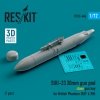 RESKIT RS72-0486 SUU-23 20mm gun pod (close gun bay) for British Phantom (RAF & RN) (1 pcs) (3D Printed) 1/72