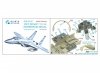 Quinta Studio QDS-32157 F-15C Late/F-15J late 3D-Printed & coloured Interior on decal paper (Tamiya) (small version) 1/32