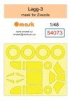 Omask 54073 Lagg-3 mask (for Zvezda) 1/48