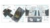 Quinta Studio QD48247 P-39 3D-Printed & coloured Interior on decal paper ( Eduard ) 1/48