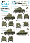 Star Decals 35-C1103 French Shermans # 2 1/35