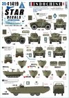 Star Decals 35-C1419 Indochine 6. Armoured cars and Amphibians. Coventry armored car Mk I, DUKW; M29C Crabe/Weasel 1/35