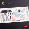 KELIK K48007 A-37B DRAGONFLY INTERIOR 3D DECALS FOR TRUMPETER KIT 1/48