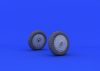 Eduard 632018 Bf 109G-6 wheels 1/32 (Revell)