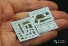 Quinta Studio QD48427 F6F-5 Hellcat 3D-Printed coloured Interior on decal paper (Eduard) 1/48
