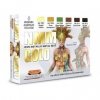 Lifecolor CS53 Acrylic paint set NMM Gold 6x22ml