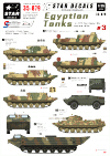 Star Decals 35-879 Egyptian Tanks 3 Yom Kippur War 1/35