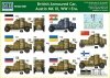 MASTER BOX 72007 British Armoured Car Austin MK III WW I Era (1:72)