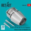 RESKIT RSU48-0339 TA-7C, TA-7H, TA-7P, A-7K CORSAIR II EXHAUST NOZZLE FOR HOBBYBOSS KIT (3D PRINTED) 1/48