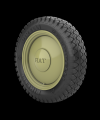 Panzer Art RE35-736 Fiat 508 Road wheels (Commercial) 1/35
