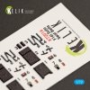 KELIK K72016 F-16I SUFA INTERIOR 3D DECALS FOR KINETIC KIT 1/72