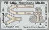 Eduard FE1383 Hurricane Mk. IIc seatbelts STEEL Arma Hobby 1/48