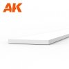 AK Interactive AK6512 STRIPS 0.50 X 5.00 X 350MM – STYRENE STRIP – (10 UNITS)