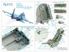 Quinta Studio QD48071 Su-34 3D-Printed & coloured Interior on decal paper (HobbyBoss) 1/48