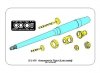 Aber 35L-181 Armament for Tiger I (Late model) 1:35