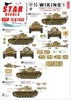 Star Decals 72-A1133 Wiking # 5. 5. SS-Wiking in Caucasus 1942-43. Pz III Ausf J short gun, Pz III Ausf J long gun and Pz III Ausf N. 1/72