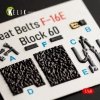 KELIK K48060 F-16E DESERT VIPERS BLOCK 60 INTERIOR 3D DECALS FOR KINETIC KIT 1/48