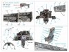 Quinta Studio QD+48387 F-4E early with slatted wing 3D-Printed & coloured Interior on decal paper (Meng) (with 3D-printed resin parts) 1/48