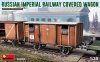 MiniArt 39002 RUSSIAN IMPERIAL RAILWAY COVERED WAGON 1/35