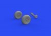 Eduard 672249 Spitfire Mk. Vc wheels for Airfix 1/72
