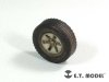 E.T. Model ER35-031 Technical Pick up Truck Weighted Road Wheels For MENG 1/35