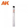 AK Interactive AK6561 ANGLE 3.0 X 3.0 X 350MM – STYRENE ANGLE – (4 UNITS)