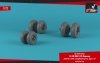 Armory Models AW72341 V-22/MV-22 Osprey wheels w/ weighted tires type “a” 1/72
