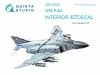 Quinta Studio QD72032 F-4J 3D-Printed & coloured Interior on decal paper (for Academy kit) 1/72