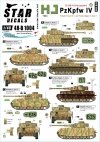 Star Decals 48-B1004 HJ PzKpfw IV. 12. SS-Hitlerjugend PzKpfw IV in France and Belgium 1944 1/48