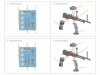 Quinta Studio QT48103 Vickers K Machine gun, 2 pcs (all kits) 1/48