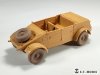 E.T. Model P35-139 WWII German Kübelwagen Type82 Sagged wheels Balloon tyre For TAMIYA Kit 1/35