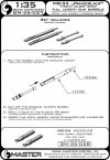  Master GM-35-027 MG-34 Panzerlauf - lufy niemieckiego karabinu maszynowego - wersja czołgowa w opancerzonej osłonie (2 szt.) 1/35