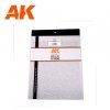 AK Interactive AK6583 WATER SHEET TRANSPARENT STILL WATER 245 X 195MM / 9.64 X 7.68 “ – TEXTURED ACRYLIC SHEET – 1 UNIT 
