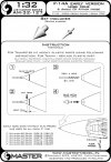 Master AM-32-127 F-14A  wczesna wersja - stożek osłony radaru oraz sonda Angle Of Attack 1/32