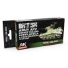 AK Interactive RCS127 British Army AFV Desert Colors. North Africa and Mediterranean 1940-1943 6x17ml