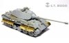 E.T. Model E72-020 WWII German KING TIGER (Porsche Turret) For DRAGON 7254 1/72