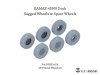 E.T. Model P35-131 KAMAZ-43509 Truck Sagged wheels & Spare Wheels for Zvezda kit 1/35