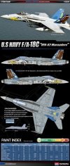 Academy 12534 F/A-18C USN VFA-82 Marauders 1/72