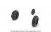 Armory Models AW48409 Hawker-Siddeley Buccaneer wheels w/ weighted tires 1/48