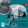 RESKIT RSU48-0317 A-7D CORSAIR II AIR INTAKES, WHEEL BAYS, LANDING GEARS, WHEELS FOR HASEGAWA KIT (3D PRINTED) 1/48