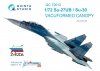 Quinta Studio QC72012 Su-27UB/Su-30 vacuformed clear canopy(for Zvezda kit) 1/72