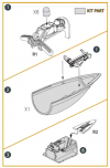 Clear Prop! CPA48056 F-86A Canopy frame detailing set for CP kits 1/48