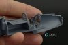 Quinta Studio QD48247 P-39 3D-Printed & coloured Interior on decal paper ( Eduard ) 1/48