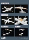 MK1 Design MS-20012 WWII US DECK PLANE SET I 1/200