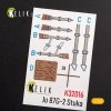 KELIK K32016 JUNKERS JU 87 D/G STUKA - INTERIOR 3D DECAL FOR TRUMPETER KIT 1/32