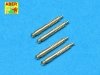 Aber A32011 Set of 4 barrel tips for German 13 mm MG 131 aircraft machine gun (1:32)