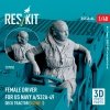 RESKIT RSF48-0084 Female driver for US NAVY A/S32A-49 Deck Tractor (scene 1) (1 pcs) (3D Printed) 1/48