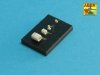 Aber 1:700L-34 Set of Barrels for Narvic classe destroyers type 1936A: 150mm x 5; 37mm x 8; 37mm(M42) x 10; 1/700